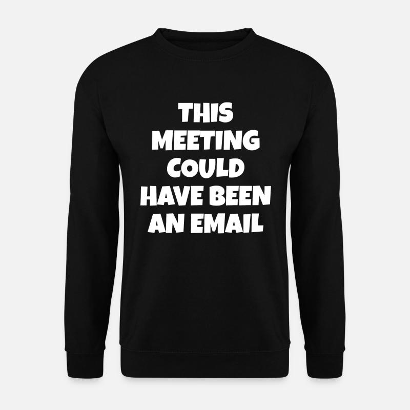 Büro Spruch Arbeitskollege - Unisex Pullover - Schwarz
