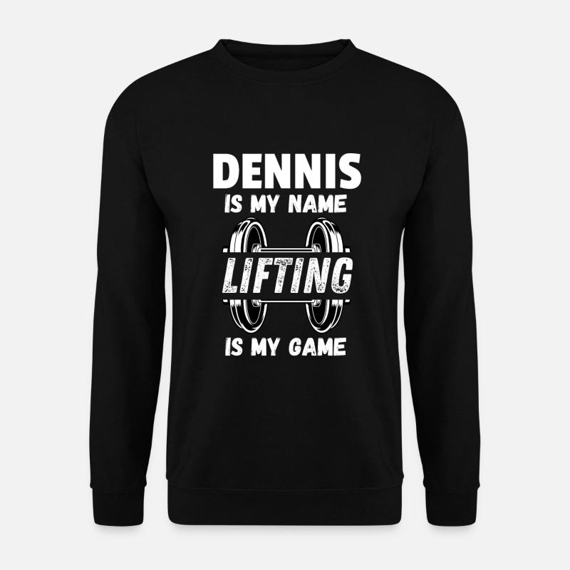Gym design Personalized men - Unisex Sweatshirt - black