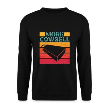 Plus de membres du Cowbell Band Funny Rock Band - Sweat-shirt Unisexe - noir - Devant - Alina (178cm) & Michal (187cm)