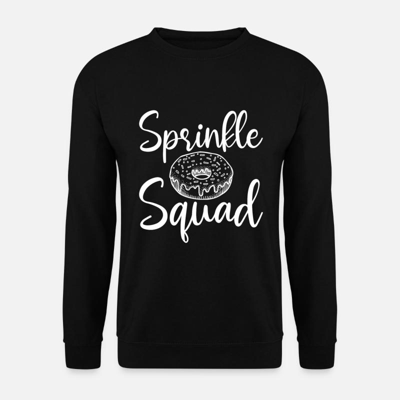 Sprinkle Squad Donut - Sweat-shirt Unisexe - noir