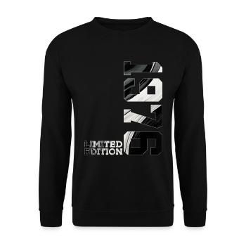 ÉDITION LIMITÉE 50E ANNIVERSAIRE 1976 - Sweat-shirt Unisexe - noir - Devant - Alina (178cm) & Michal (187cm)