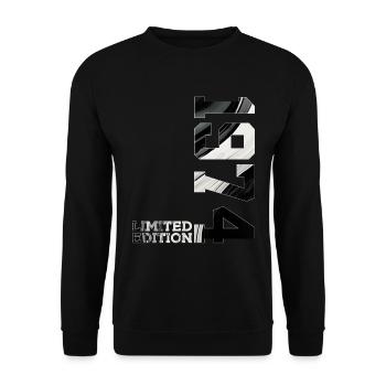 LIMITED EDITION 1974 52ND BIRTHDAY - Unisex Sweatshirt - black - Front - Alina (178cm) & Michal (187cm)