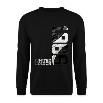 ÉDITION LIMITÉE 60E ANNIVERSAIRE 1966 - Sweat-shirt Unisexe - noir - Devant - Alina (178cm) & Michal (187cm)