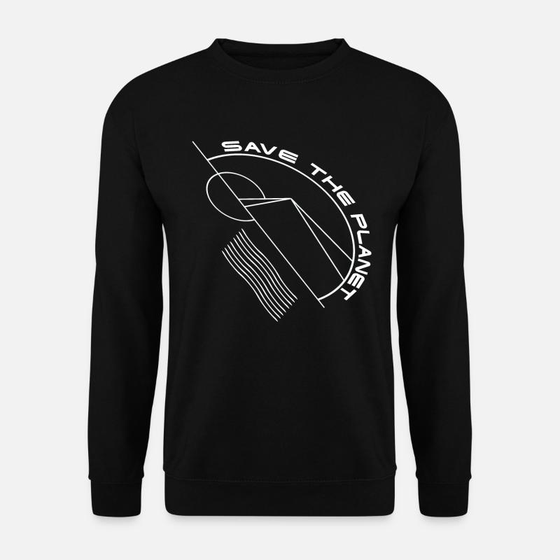 Save the Planet Design - Unisex Sweatshirt - black