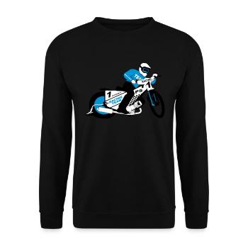 speedway - Unisex Pullover - Schwarz - Vorne - Alina (178cm) & Michal (187cm)