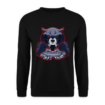 Endgegner Multigaming Clan - Unisex Pullover - Schwarz - Vorne - Alina (178cm) & Michal (187cm)