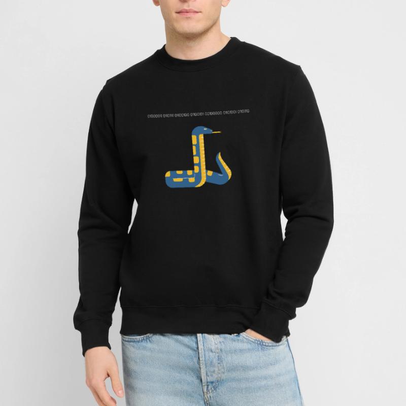 Code in Python in Binary Code Design Unisex Sweatshirt