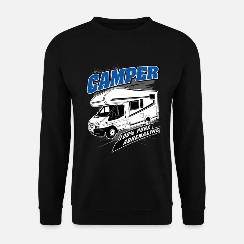 Wohnmobil - Caravan - Camping - Camper - Unisex Pullover - Schwarz