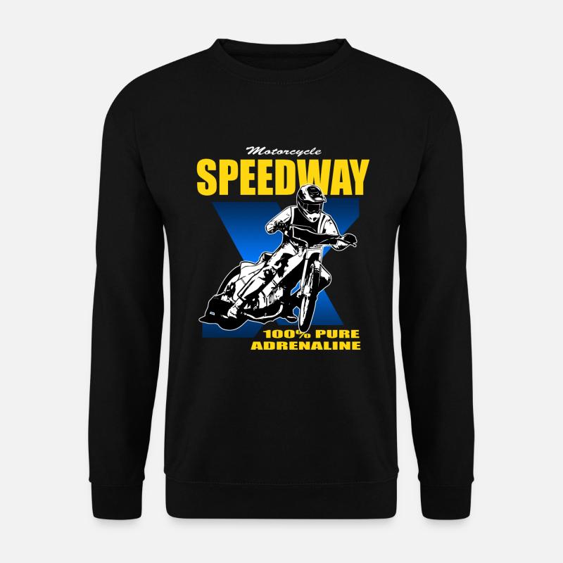 Speedway - Motorcycle Speedway - Unisex Sweatshirt - black