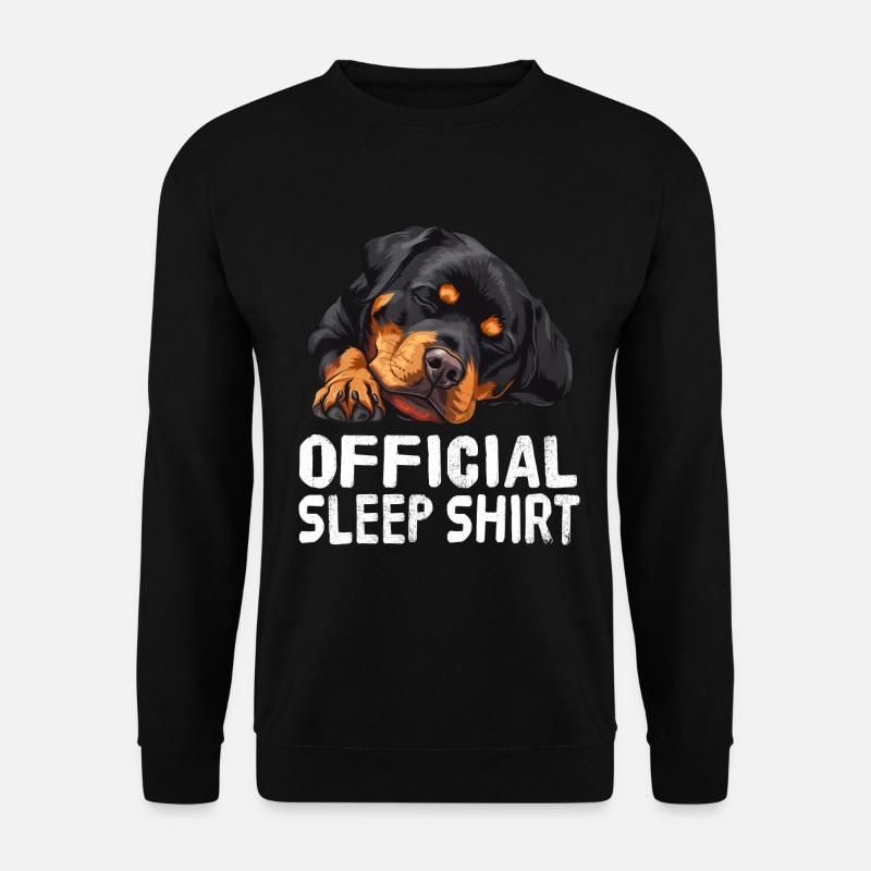 Offizielles Schlafshirt Rottweiler - Unisex Pullover - Schwarz
