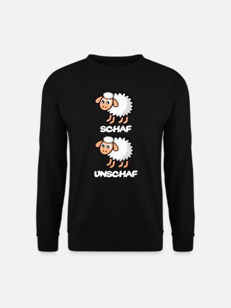 Schaf Unschaf - Unisex Pullover - Schwarz