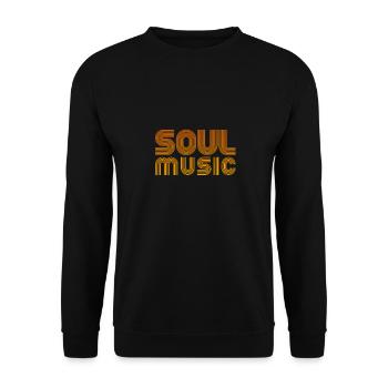 Musique soul - Sweat-shirt Unisexe - noir - Devant - Alina (178cm) & Michal (187cm)