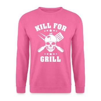 order grill grill griller - Unisex Sweatshirt - pink - Front