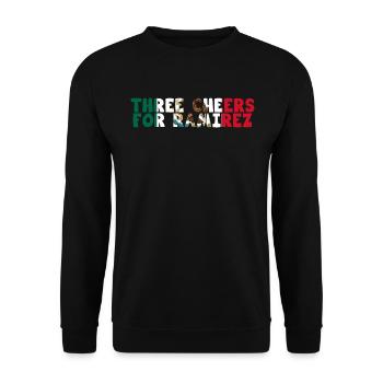 Three Cheers For Ramirez - Football Mexico - Unisex Sweatshirt - black - Front - Alina (178cm) & Michal (187cm)