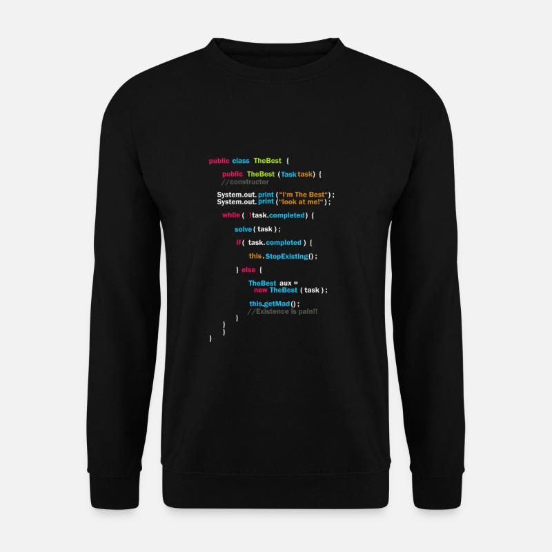 Code du programme - Sweat-shirt Unisexe - noir