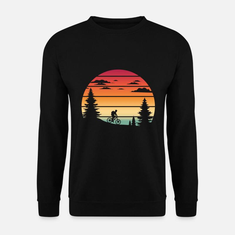 Fahrrad Radfahren Wandern Reise Geschenk - Unisex Pullover - Schwarz