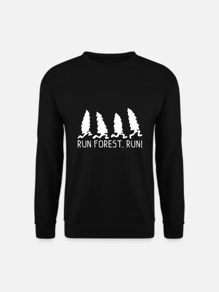 Protection de l'environnement forêt tropicale disant arbre cadeau - Sweat-shirt Unisexe - noir