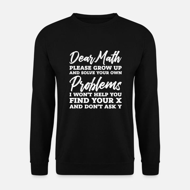Problème de math - Sweat-shirt Unisexe - noir