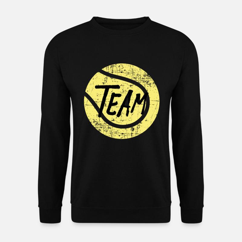 Cadeau de tennis d'équipe - Sweat-shirt Unisexe - noir