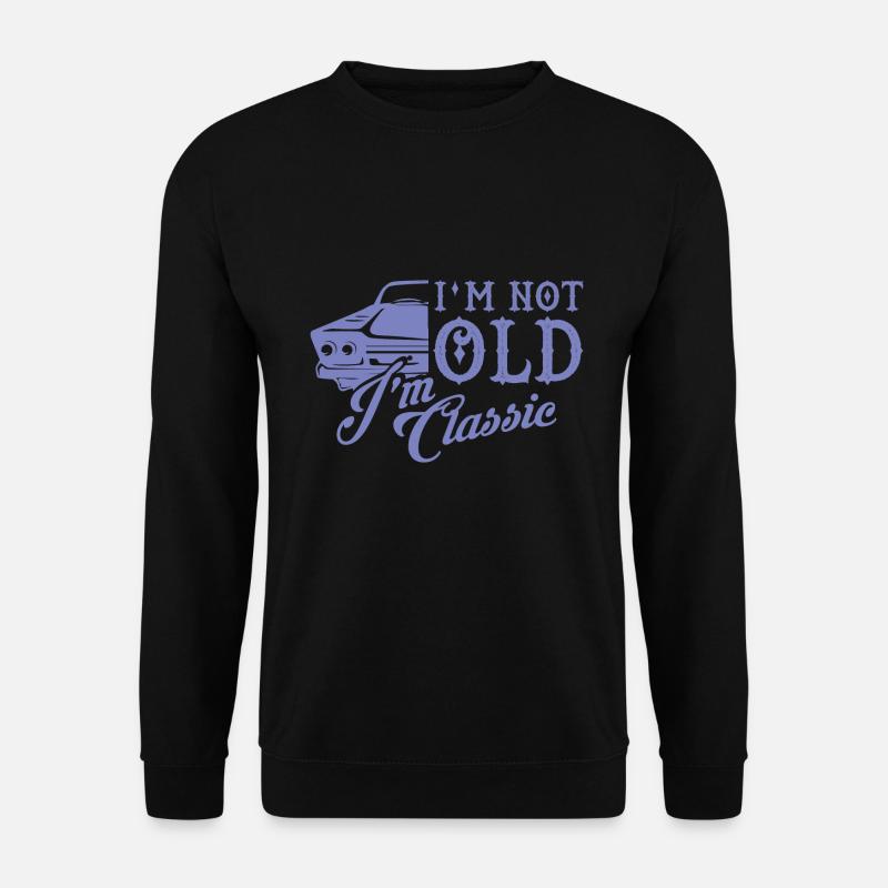 Klassiker Auto Classic Car Old School Geschenk - Unisex Pullover - Schwarz