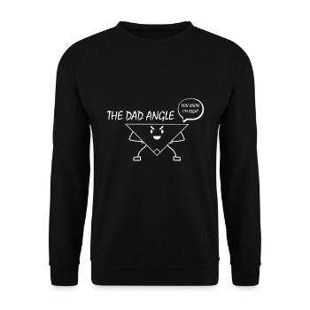 The Dad Angle is always right cadeau - Sweat-shirt Unisexe - noir - Devant - Alina (178cm) & Michal (187cm)
