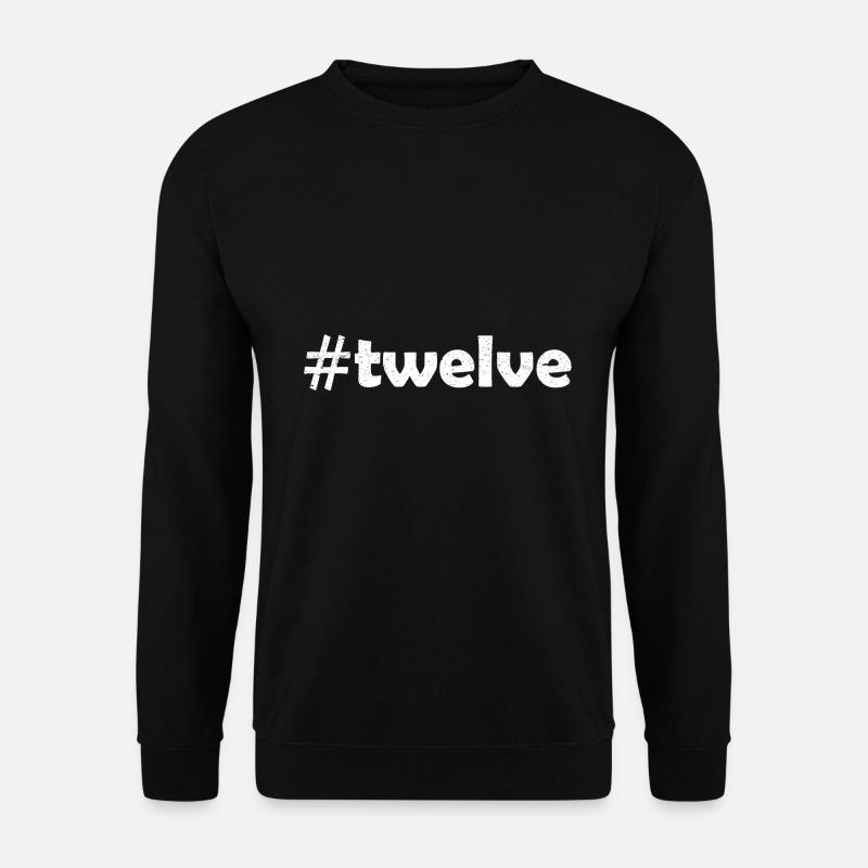 twelve Geburtstag Geschenk - Unisex Pullover - Schwarz