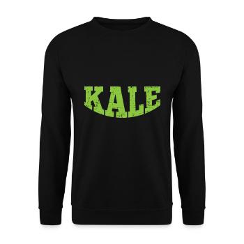 Kale Kale Vegan Gift - Sweat-shirt Unisexe - noir - Devant - Alina (178cm) & Michal (187cm)