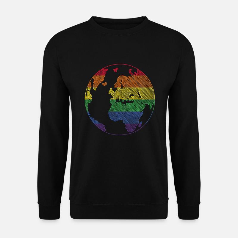 lgbt Welt pride Geschenk - Unisex Pullover - Schwarz