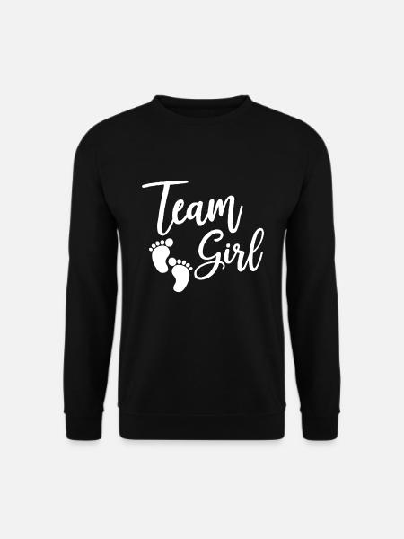Team Girl Baby Geschenk - Unisex Pullover - Schwarz