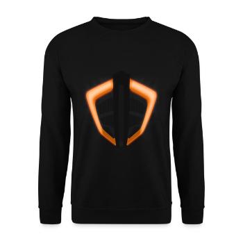 Motorcycle Mask 1290 - Unisex Sweatshirt - black - Front - Alina (178cm) & Michal (187cm)