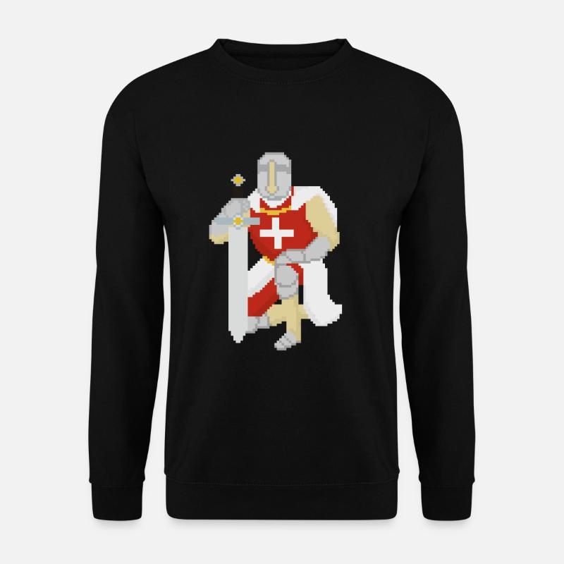 Retro Pixel Knight - Unisex Sweatshirt - black