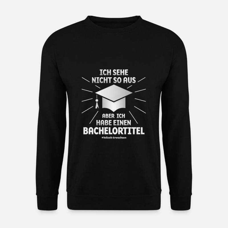Teilzeit Erwachsen mit Bachelortitel - Unisex Pullover - Schwarz