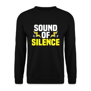 Sound Of Silence Elektroauto Geschenk - Unisex Pullover - Schwarz - Vorne - Alina (178cm) & Michal (187cm)