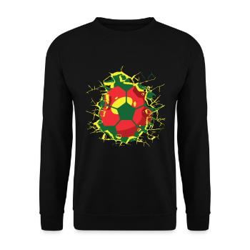 Portugal Football Portugais Football Portugal - Sweat-shirt Unisexe - noir - Devant - Alina (178cm) & Michal (187cm)