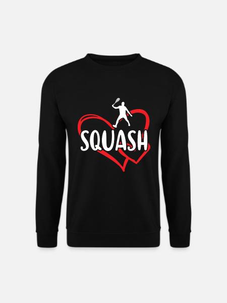 Sport Heart Squash - Unisex Sweatshirt - black
