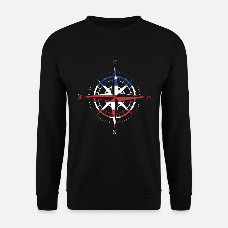 Geocacher Us Flag Geocaching - Sweat-shirt Unisexe - noir