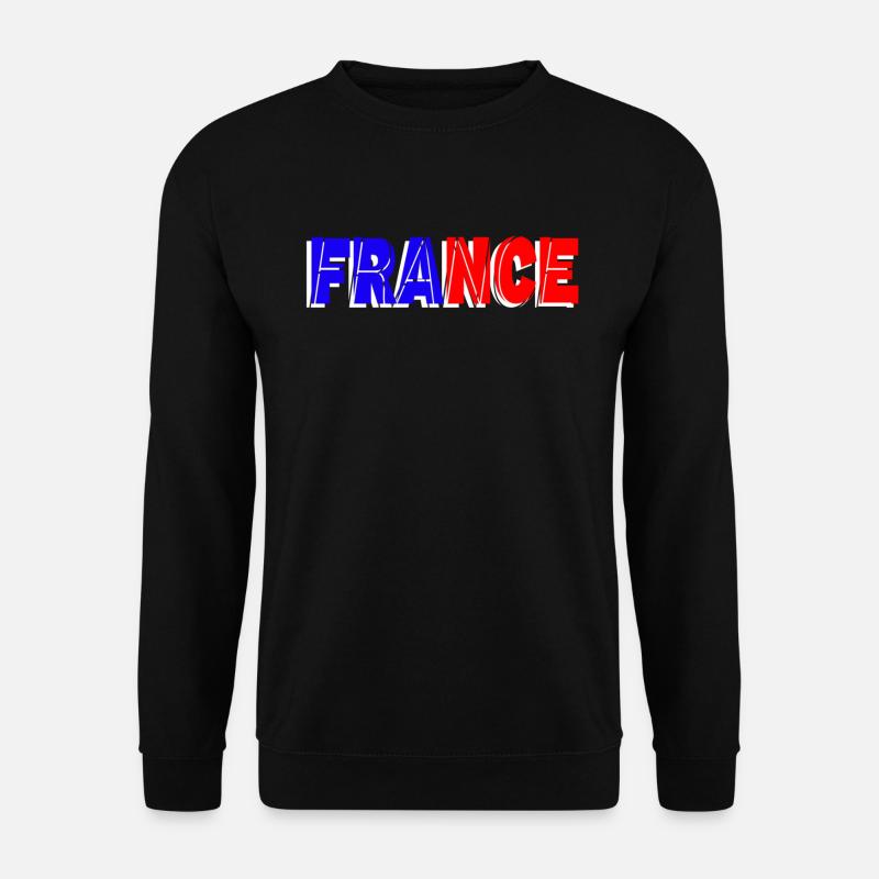 france - Sweat-shirt Unisexe - noir