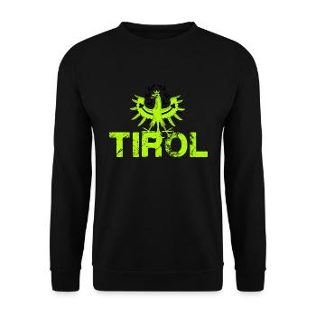 Tirol - Unisex Pullover - Schwarz - Vorne - Alina (178cm) & Michal (187cm)