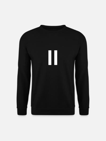 Pause or Double-I? - Unisex Sweatshirt - black