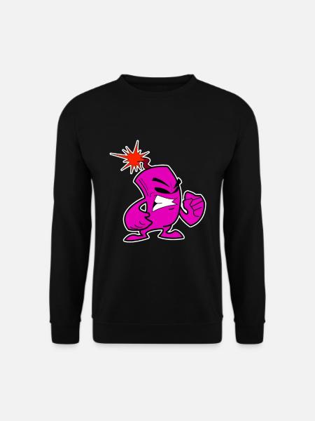 Cooler Knaller Feuerwerk Böller Silvester - Unisex Pullover - Schwarz