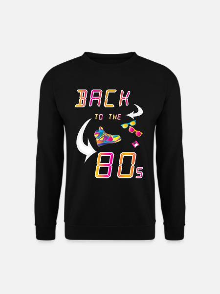 Retour aux années 80 - Sweat-shirt Unisexe - noir