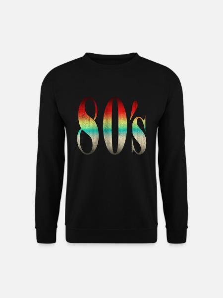 80s retro style - Unisex Sweatshirt - black