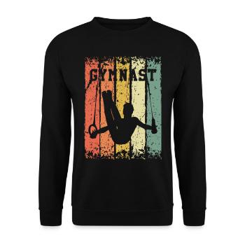Retro Turner - Unisex Sweatshirt - black - Front - Alina (178cm) & Michal (187cm)
