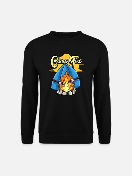 CAMP FIRE - Unisex Pullover - Schwarz