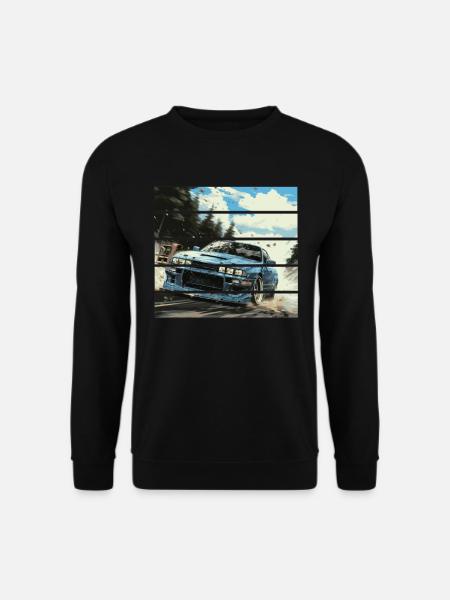 JDM Japan Motorsport Tuning Car 90s T-Shirt AI Gen - Unisex Pullover - Schwarz