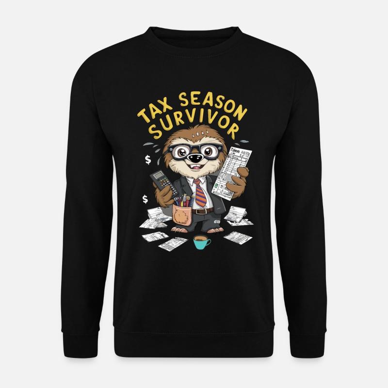 Steuersaison Überlebender - Unisex Pullover - Schwarz