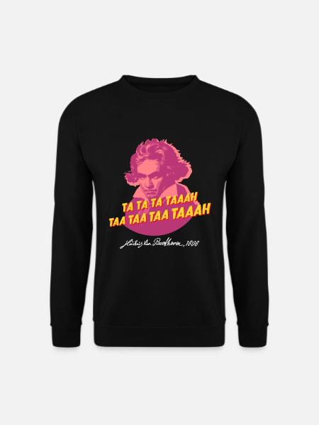 Beethoven Ta ta ta taaah! - Unisex Pullover - Schwarz