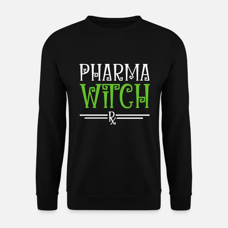 Apotheke Halloween | Pharma Witch - Unisex Pullover - Schwarz