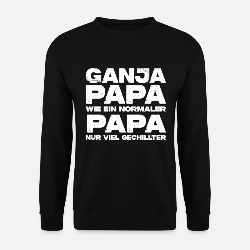 Ganja Papa - Unisex Pullover - Schwarz