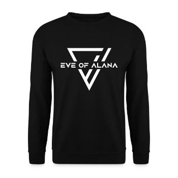 Eve of Alana Logo - Unisex Pullover - Schwarz - Vorne - Alina (178cm) & Michal (187cm)